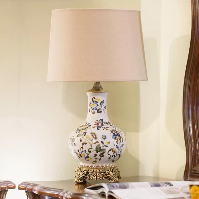 Orchid Lamps - A041256照明スタンドライト テーブルランプ デスクライト 卓上ステンド 高級陶器スタンド