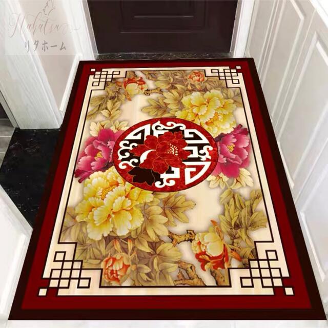 A041367ラグマット リビングマット．玄関マット．カーペット お風呂マッ100x160cm