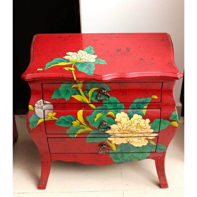 A041588高級チェストキャビネット 洋タンス コンソールチェスト 玄関テーブル