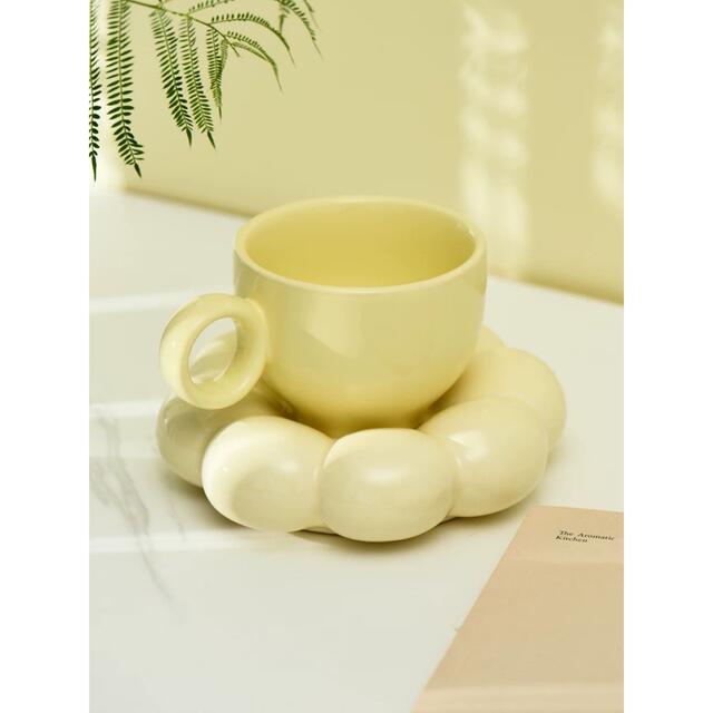 樂天商城 - A041760ティーカップ セット 陶器 高級感 カップ＆ソーサー 4客コーヒーカップ