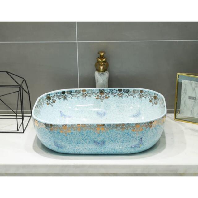 商品説明 状態&nbsp;：新品未使用&nbsp;外寸サイズ（cm）：幅：50奥行き：40高さ：14素材：陶磁器取付について：取付工事はお近くの工務店様にご相談してください＜&nbsp;重量物なので同梱はできません&nbsp;＞☆☆★★★★★★★★★★★★★☆☆◆お客様のご覧になっているモニター等により多少色が異なる場合がございます。あらかじめご了承ください。◆複数ご注文の場合やお急ぎの場合は必ず事前に納期のお質問をお願いいたします。◆サイズの誤差は多少発生します。ご了承下さい。☆☆★★★★★★★★★★★★★☆☆注意事項1丶ご利用のPC環境により、実際の商品と色が異なる場合がございます。予めご了承ください。2丶新品未使用品ですが、外箱に初期からのスレ、剥げ歪みなどあります。商品が輸送中に破損しないよう、木箱で商品を詰めてしまう場合がございますので、ご了承ください。3丶ご注文完了後、お客様都合による交換キャンセル及び不良品以外のご返品ご交換はお受け致しておりません。4丶梱包材のみの損傷や、お客様のイメージ違いによる性能、色、形、サイズの違い、ご注文間違い等による返品もお受けできません。配送なので軽微な傷などがつく場合がありますので、&nbsp;神経質な方のご購入はご遠慮ください。6丶品質に極端なこだわりをお持ちの方、極端に神経質な方はご購入ご遠慮ください，返品は対応していません7丶きちんと検品しておりますが、日本製に比べ作りが甘い場合がございます。傷がある場合がございます。完璧を求める方は入札をお控えください。8丶あくまで画像はイメージですので、商品改良の為パッケージや一部仕様が少し変更になる場合もございます。上記理由の返品交換は承ることが出来ませんので予めご了承くださいませ。&nbsp;