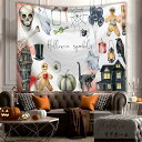 A042018ハロウィン タペストリー 壁掛け ポスター フォト 背景布 Halloween