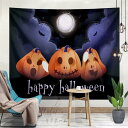 A042020ハロウィン タペストリー 壁掛け ポスター フォト 背景布 Halloween