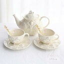 A042287ティー・コーヒーカップセット カップ&ソーサー2客セット .陶磁器ティーセット