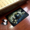 A042341シェパード犬 ラグマット リビングマット 玄関マット お風呂マット 犬柄雑貨(3)