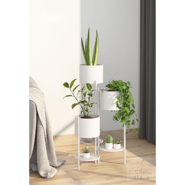 A042383フラワースタンド 園芸ラック 鉢スタンド ガーデニング植物スタンド花台 植物棚