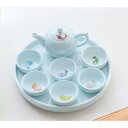 A0117126客茶器揃 茶器セット お茶 陶器 湯呑み 急須茶器セット .立体金魚型
