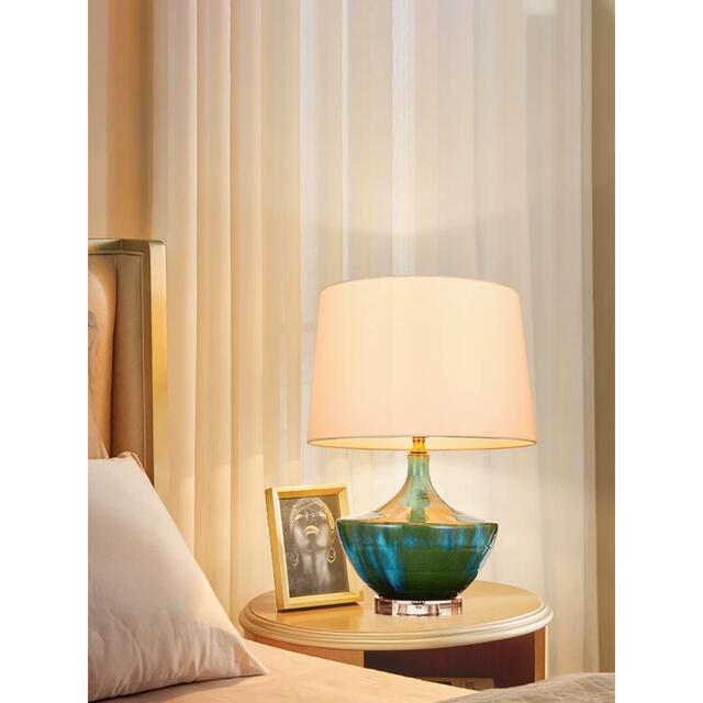 A055650高級照明スタンドライト テーブルランプ デスクライト ．陶器卓上ステンド 2