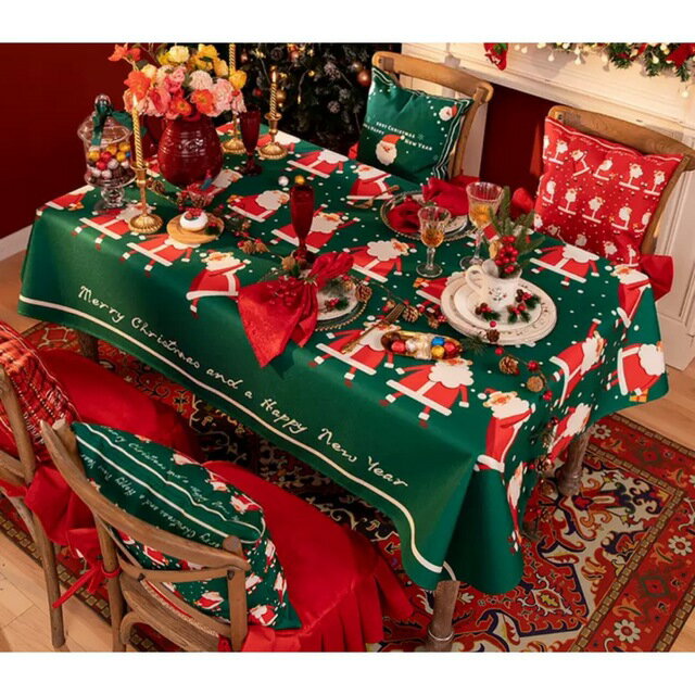 A055716テーブルクロス　北欧 パーティー遠足シート テーブルシート クリスマス