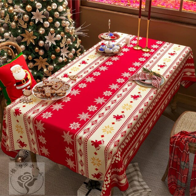 A055725テーブルクロス　北欧 パーティー遠足シート テーブルシート クリスマス