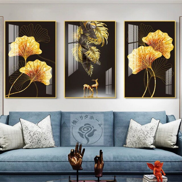 A055845美術アートパネル 絵画インテリア 絵画プリント キャンバスプリントポスター3枚