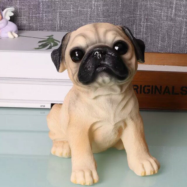 樂天商城 - A055909ガーデンオーナメント パグ 犬置物 パグ犬 飾り玄関 庭 ガーデンオブジェ