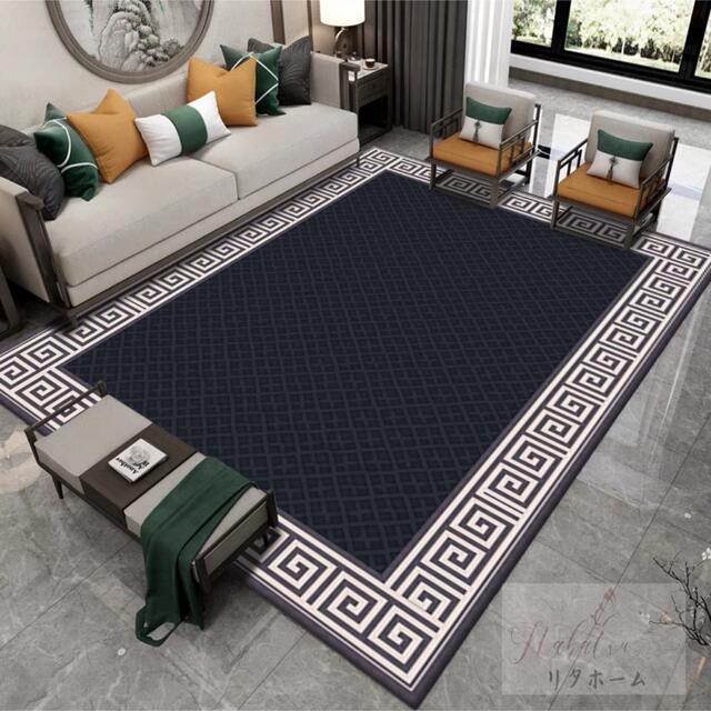 A056326ラグカーペット ラグマット 160x230cm ホットカーペット対応 玄関マット