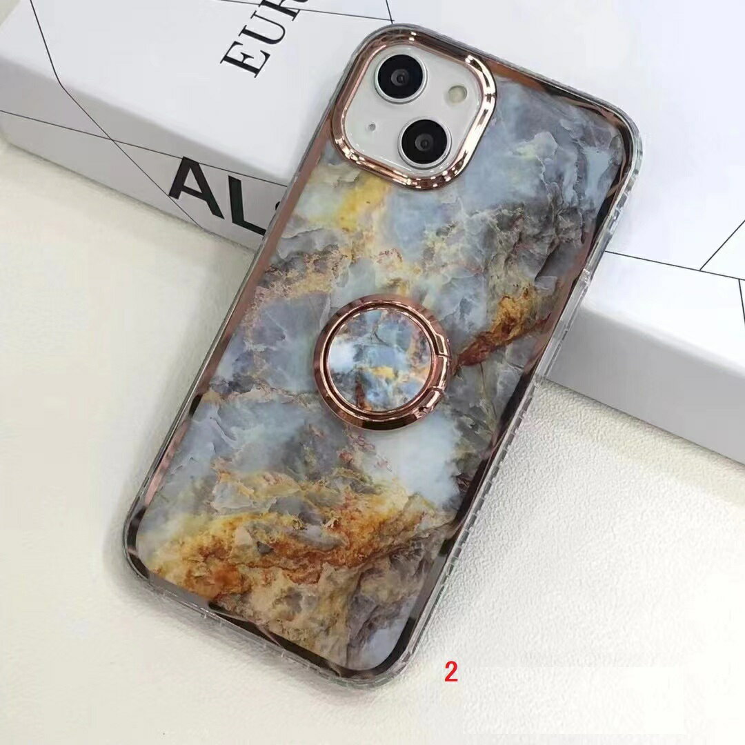 A053228MO3大理石柄クリアマーブル iPhoneケース iPhone 13 高級感 リング付き