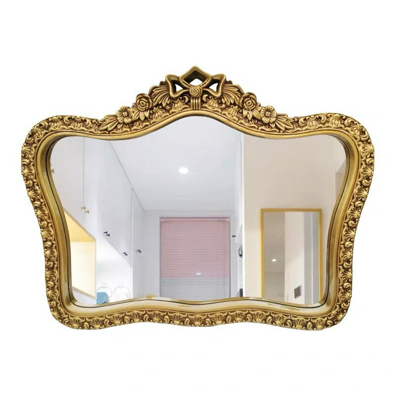 Mirror - A056809高級豪華鏡 アンティーク調 壁掛け鏡 壁掛け 壁掛けミラー ウォールミラー 83x67cm