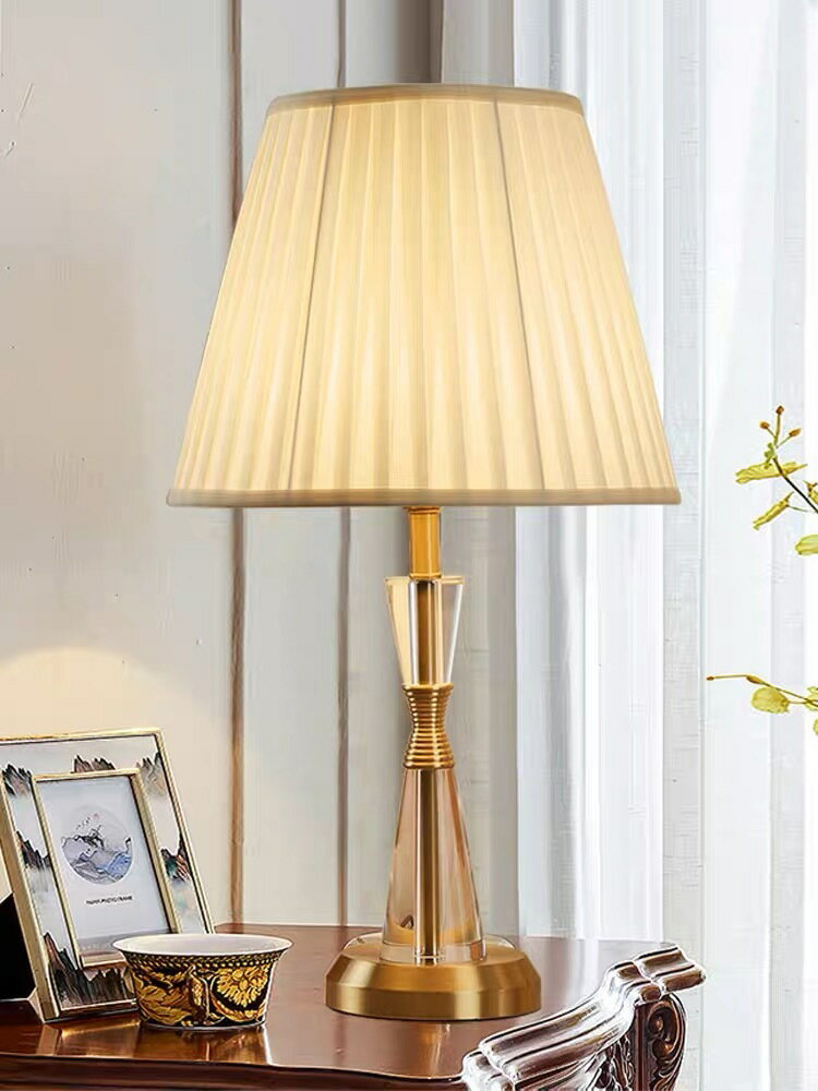 A058410照明スタンドライト テーブルランプ デスクライト 卓上ステンド ．高級銅スタンド