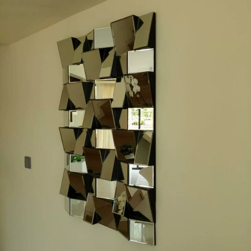 A014326高級豪華鏡 壁掛け鏡 壁掛け .壁掛けミラー ウォールミラ100x70cm アンティーク調