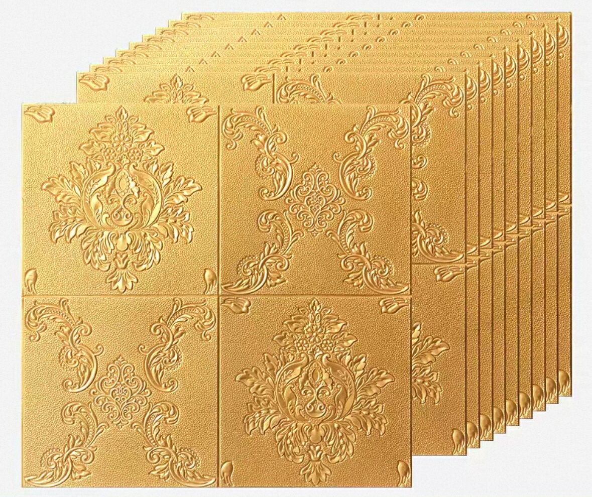 A043520豪華50枚 70cm×70cm 背景壁 3D立体レンガ模様壁紙 防水 汚い防止 カビ防止