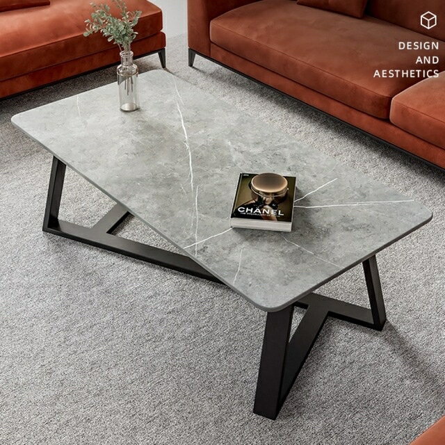 岩板ローテーブル ダイニングテーブル 高級センターテーブル　幅100cm