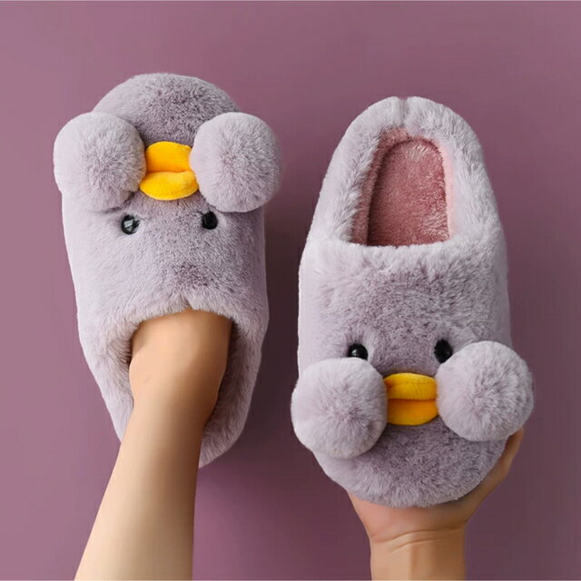 A015067スリッパ室内 モコモコ 冬用 ふわふわあったか ルームシューズ