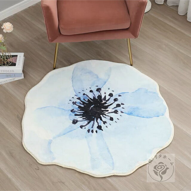 Carpet - A015140ラグマット リビングマット　玄関マット カーペットお風呂マット 花柄雑貨