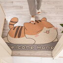 A015147ラグマット 泥落とし 洗える 玄関マット 屋外 屋内 カーペット 猫(3)