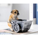 A015187犬型 灰皿 植木鉢 イヌ サングラス小物入れ パグ雑貨 置物 PUG