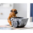 A015188犬型 灰皿 植木鉢 イヌ サングラス小物入れ パグ雑貨 置物 PUG