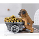 A015190犬型 灰皿 植木鉢 イヌ サングラス小物入れ パグ雑貨 置物 PUG