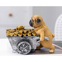 A015191犬型 灰皿 植木鉢 イヌ サングラス小物入れ パグ雑貨 置物 PUG