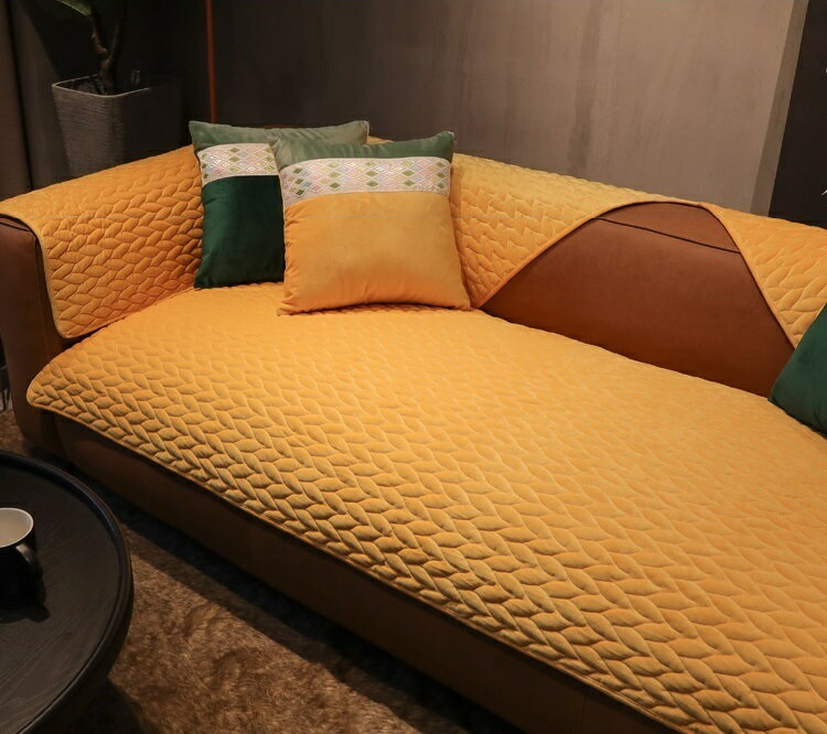 A050368SO60ソファーシート ソファーカバー フランネル サイズオーダー可能 滑りどめ生地 3点セット