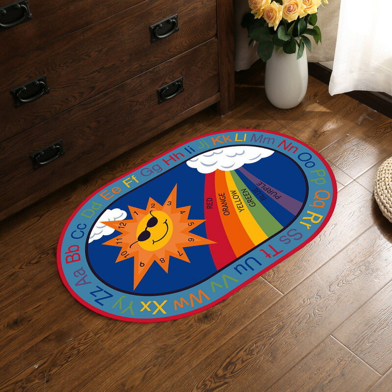 A050435FM47ラグカーペット リビングマット ラグマット 子供部屋 滑り止め付 ホットカーペット対応 床..