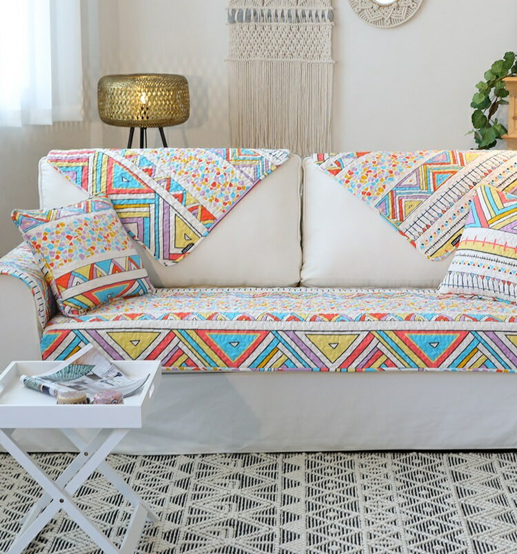 A001855SO103ソファーシート ソファーカバー シーズン通用タイプ サイズオーダー可能 滑りどめ生地 3点セット [3]