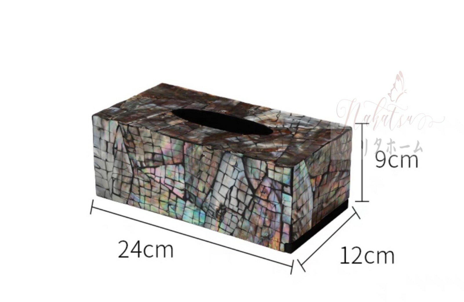 A057574高級感のある .ティッシュケース 貝入れ ティッシュボックス [2]