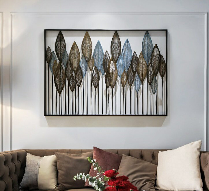 A051134WD55-2アイアン 壁掛け 北欧調 高級感壁飾り インテリア雑貨 部屋飾り 壁面装飾 工芸品 民芸品 手作り