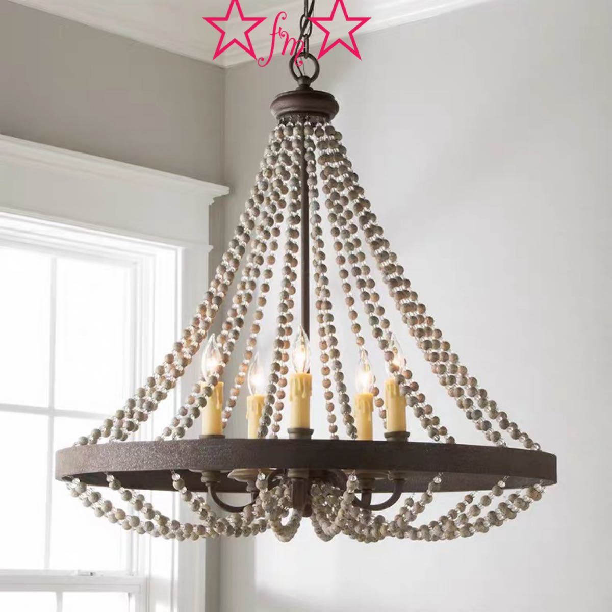 A000139高級ペンダントライト アンティーク調 洋風照明 シャンデリア 北欧デザイン 5灯