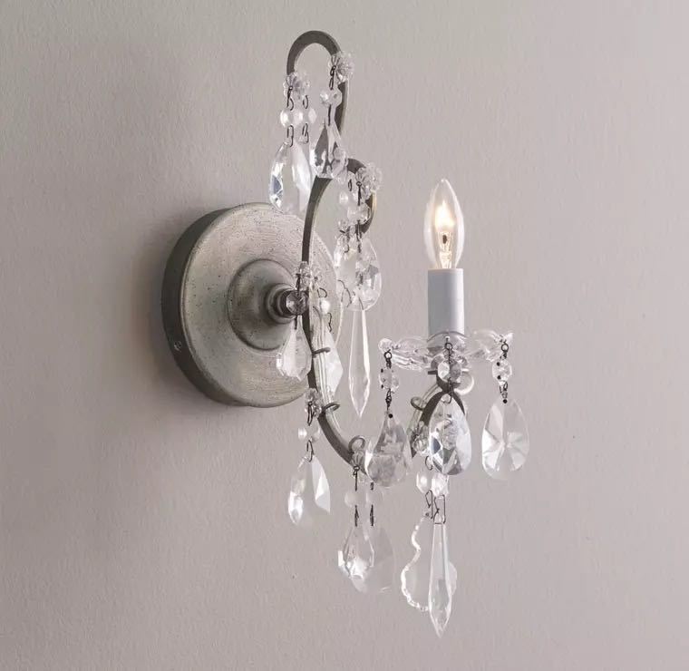 A000141水晶壁掛け照明 ブラケットライト 壁掛け灯 ．玄関照明 間接照明 インテリア照明