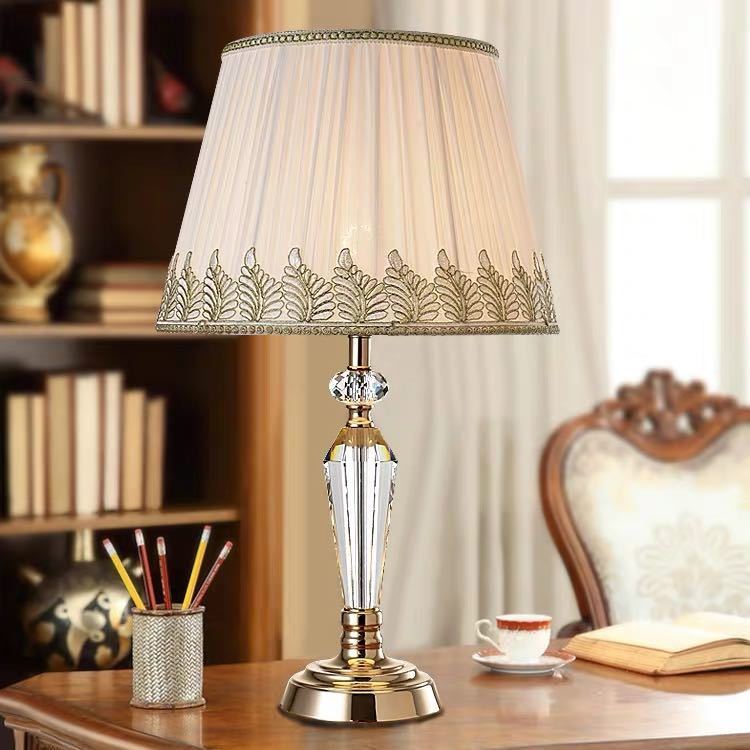 A000334照明スタンドライト テーブルランプ デスクライト 卓上ステンド 高級水晶スタンド