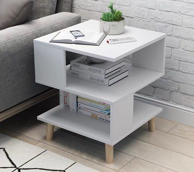 A000554ベッドサイドテーブル 置台 サイドテーブル ナイトテーブル 高級感 アンティーク風 ソファーテーブル