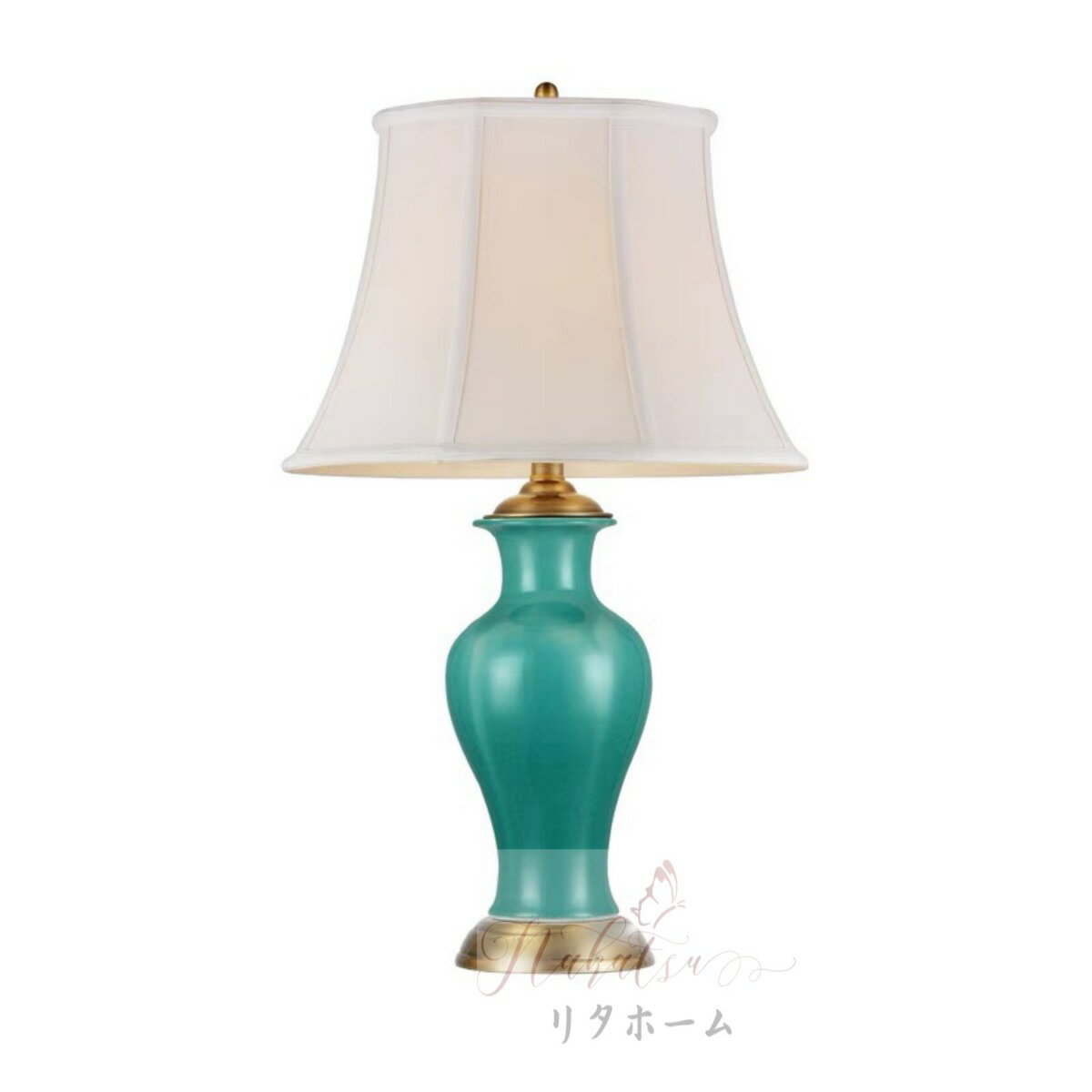 A049316照明スタンドライト テーブルランプ デスクライト 卓上ステンド 高級陶器スタンド