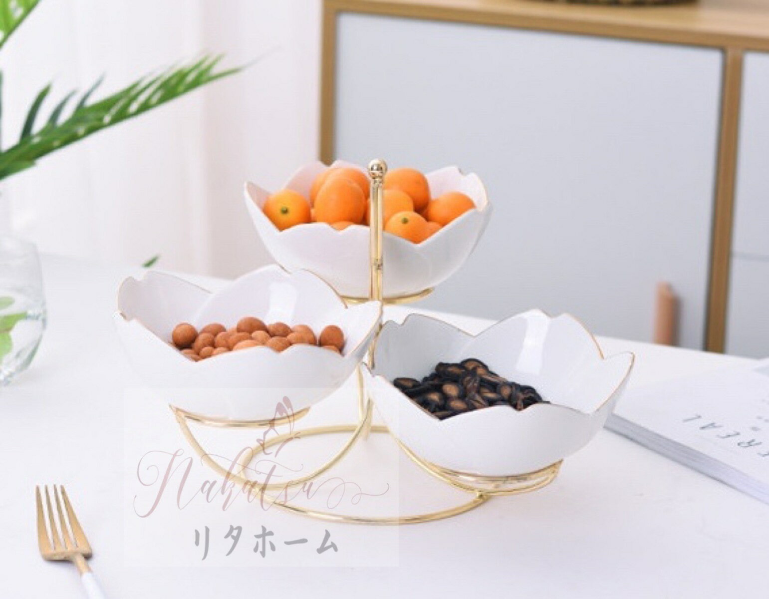 A000785ケーキ スタンド プレート お菓子皿 アフタヌーンティー フルーツ トレー 皿