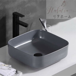 高級洗面台 洗面ボウルセット ．洗面ボール 陶器 手水鉢 蛇口 排水金具付き