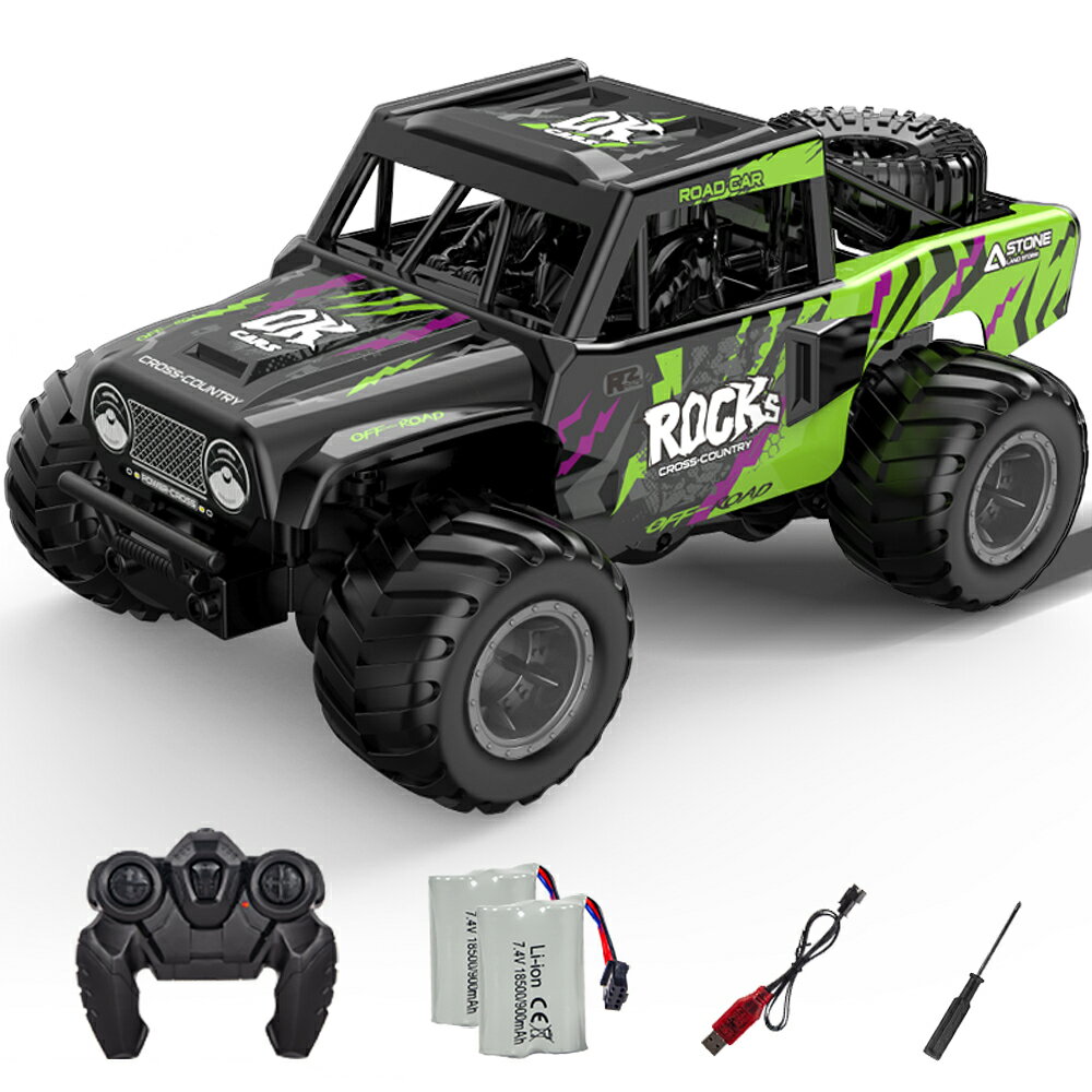 Ritaosan ラジコン 水陸両用 オフロード ラジコンカー 360度回転 2個の充電式バッテリー付き 2.4GHz リモコンカー 小学生 中学生に最適 誕生日 クリスマスプレゼント G191