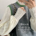 ブラウス ニット レディース 冬 長袖 ニット トップス 総レース ニットソー セーター 重ね着 インナー 長袖ニット トップス レースブラウス ハイネック レーストップス カットソー 長袖tシャツ 秋 冬 tシャツ プルオーバー レイヤード レースインナー 秋冬 柔らかい 暖かい(4)