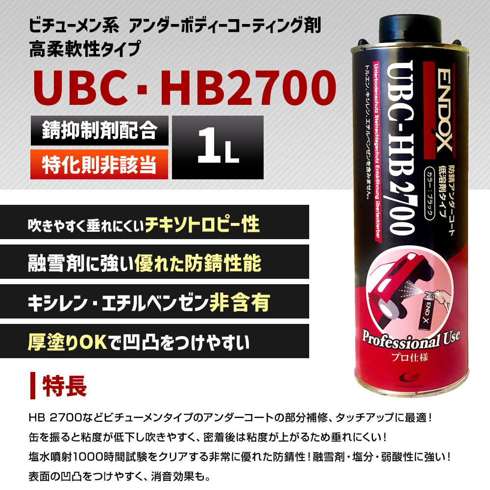 ENDOX ����ɥå��� UBC-HB2700 ������������� 1L �ӥ��塼���� ���ɤ� ͻ��� �����к� ���� �ɻ� ���ӻߤ� �� ���㡼�� ����� �ۥ�����ϥ����� �ȥ�å� �Х� ��ƻ �ò� �ɲ� �������ݸ� 80032