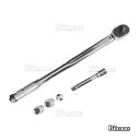 車用工具 トルクレンチセット プリセット式 28-210N M タイヤ 整備用 作業工具 工具 19mm 21mmソケット エクステンションバー付属