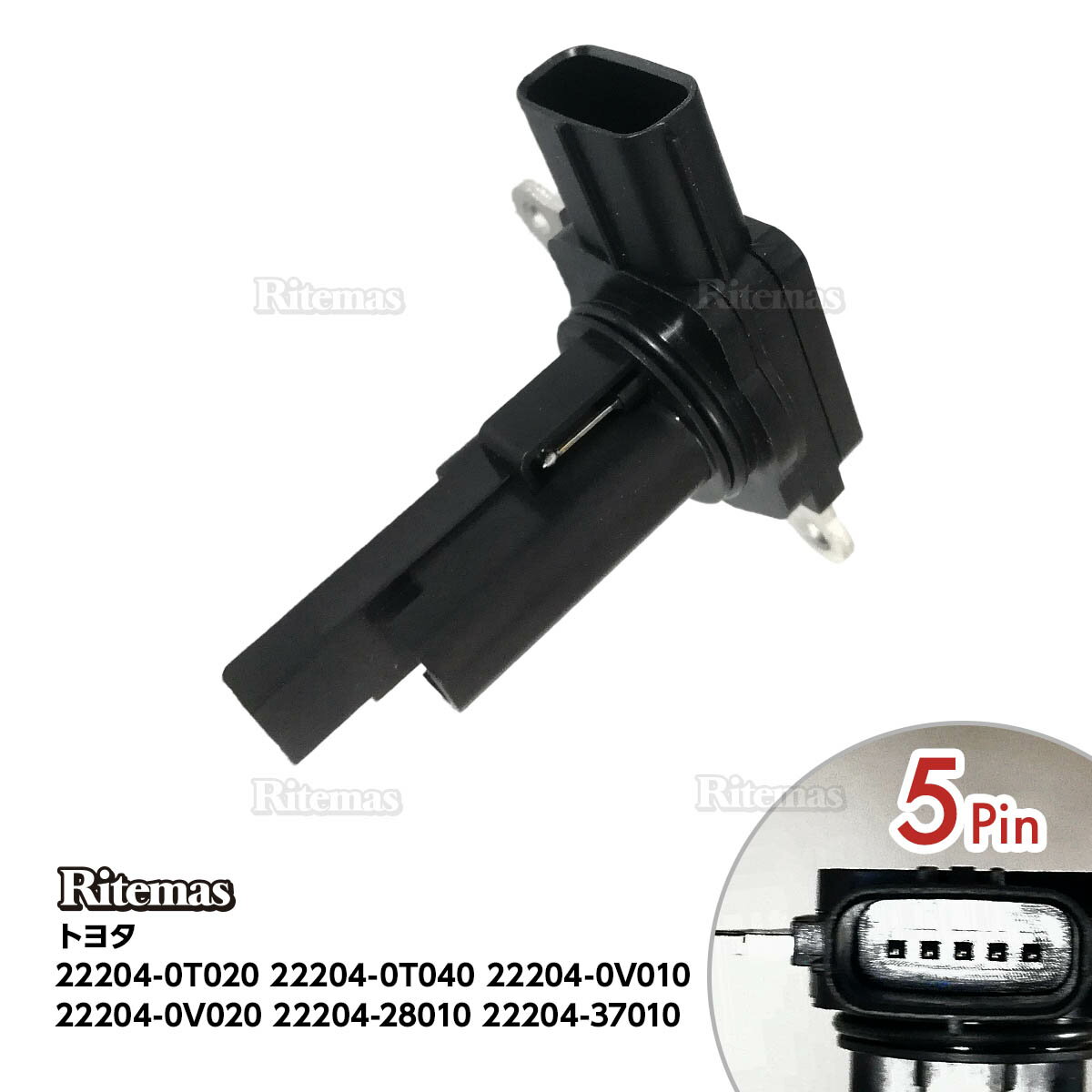 エアマスセンサー エアフロセンサー エアフロメーター ISIS ZNM10W ZGM15G ZGM11W エアマス エアフロ 22204-0T020 22204-0T040 22204-0V010 22204-0V020 22204-28010 22204-37010