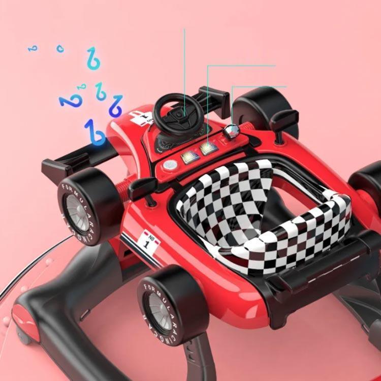 ベビーウォーカー 歩行器 2wayウォーカー 折りたたみ 2way F1型 手押し車 音 光 ライト 子供用 おもちゃ 育児 乗り物 乗用玩具 3段階