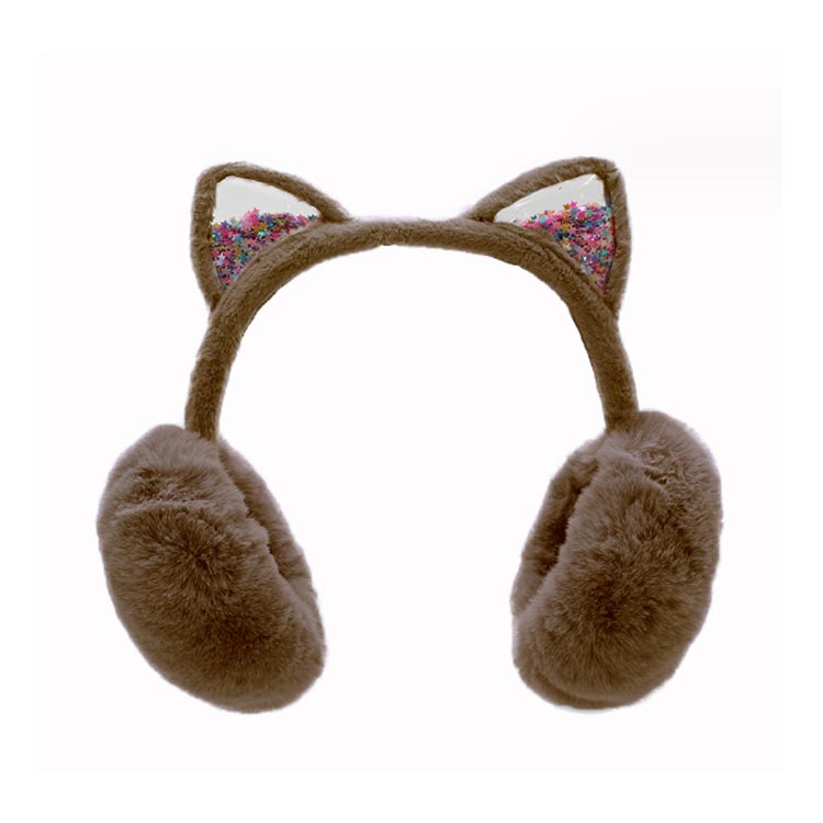 キッズ 耳あて 耳あて 子供用 折りたたみ イヤーマフ 女の子 もこもこ ふわふわ 猫耳付き 耳付き ネコ ジュニア みみあて 耳当て 防寒 あたっか 耳カバー ファー 暖かい コンパクト かわいい 通学 通園 ボア素材