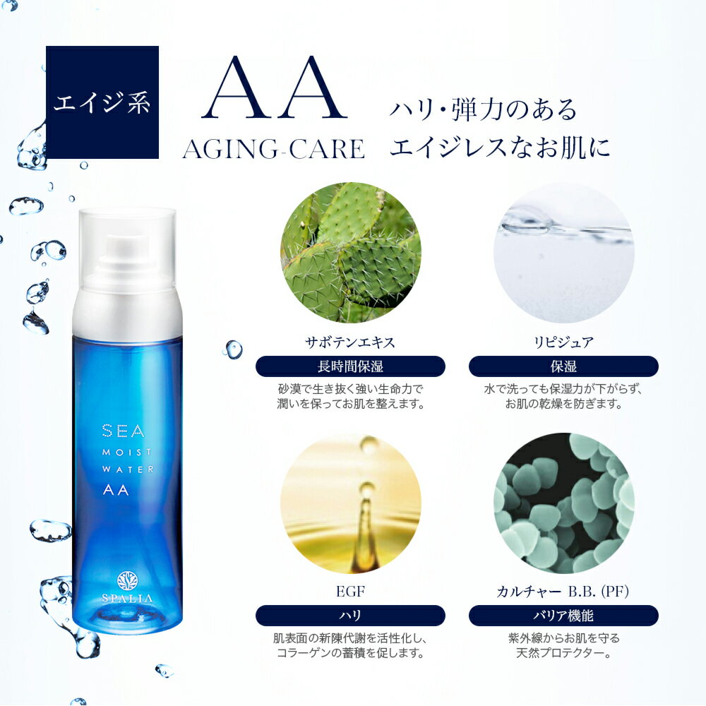 ミスト ヒト幹ローション スキンケア 保湿 ツヤ ハリ 乾燥 くすみ 肌荒れ 化粧水 海洋深層水 SPALIA sea（2枚目）